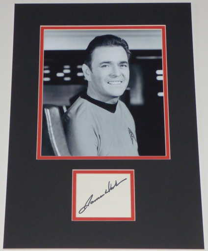 James Doohan Signed Scotty Display