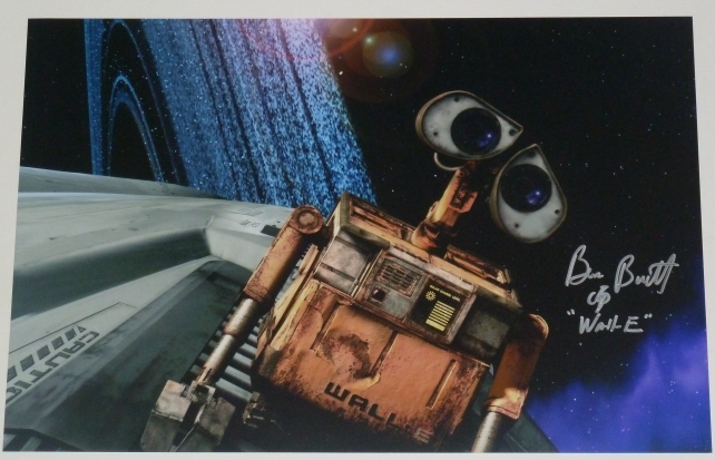 Ben Burtt Signed WALL-E 15x10 - Outer Space