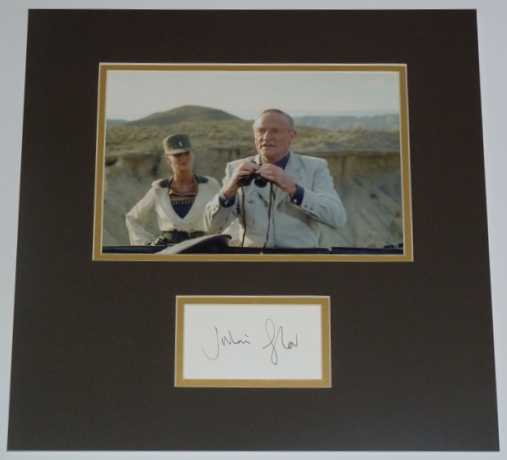 Julian Glover Signed Walter Donovan Indiana Jones Display