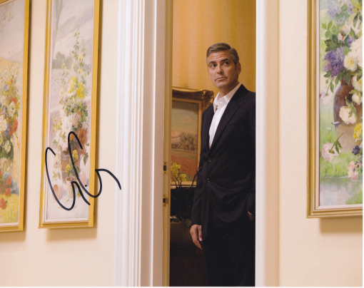 George Clooney Signed Ocean's Thirteen 8x10