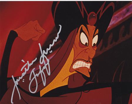 Jonathan Freeman Signed Jafar Aladdin 8x10