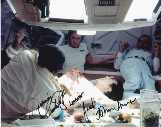 Veronica Cartwright & John Hurt Alien 8x10