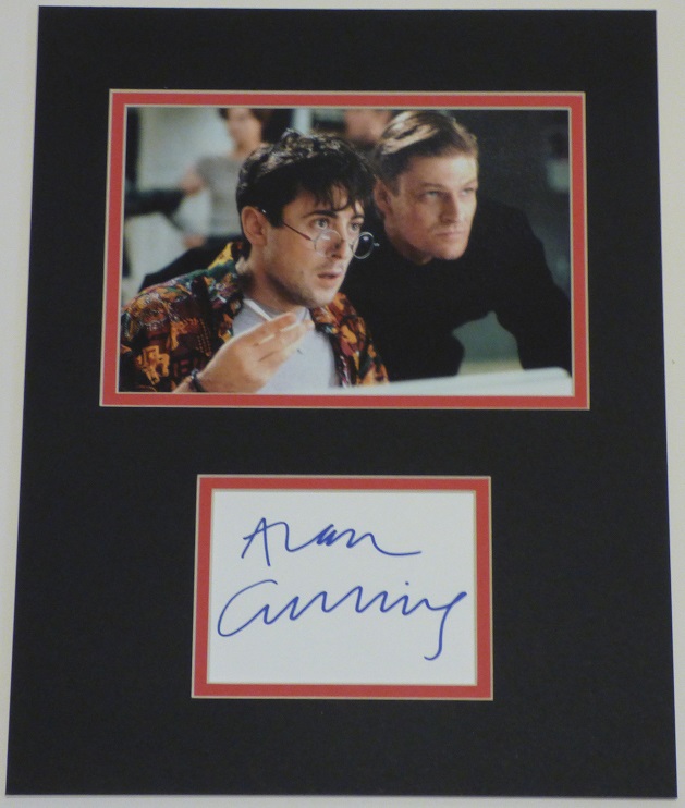 Alan Cumming Signed Boris Grishenko Goldeneye Display