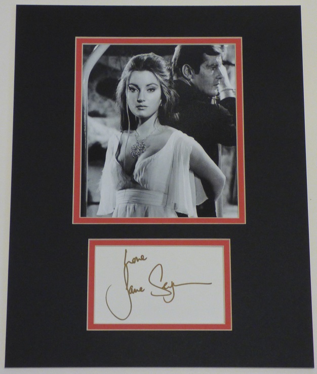 Jane Seymour Signed Live & Let Die Display