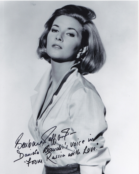 Barbara Jefford Signed From Russia With Love 8x10