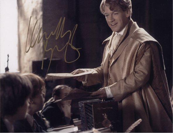 Kenneth Branagh Signed Gilderoy Lockhart HP 8x10