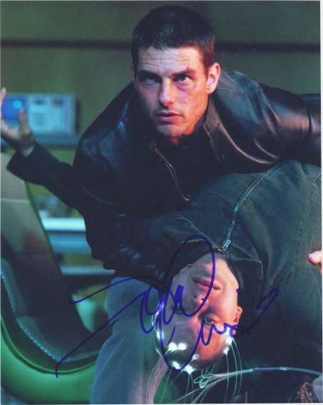 Tom Cruise Signed Minority Report 8x10