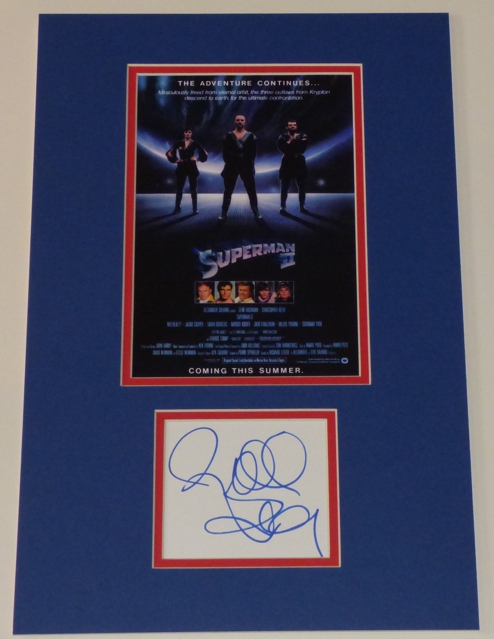 Richard Donner Signed Superman II Display