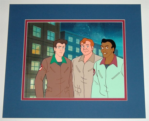 The Real Ghostbuters - Peter, Ray & Winston Cel & Drawing