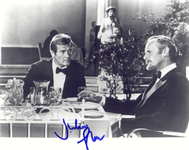 Julian Glover Signed Aristotle Kristatos 8x10