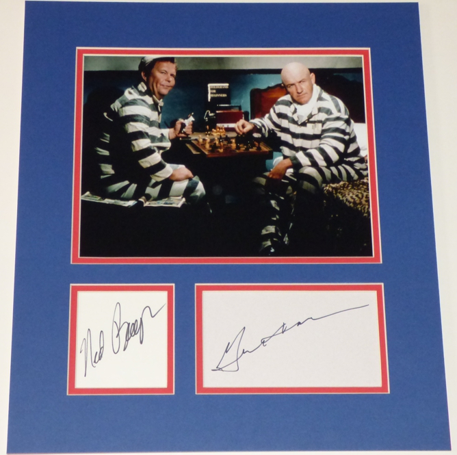 Gene Hackman & Ned Beatty Signed Lex Luthor Superman Display