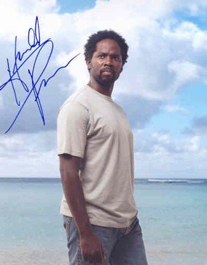 Harold Perrineau Signed Michael Dawson Lost 8x10