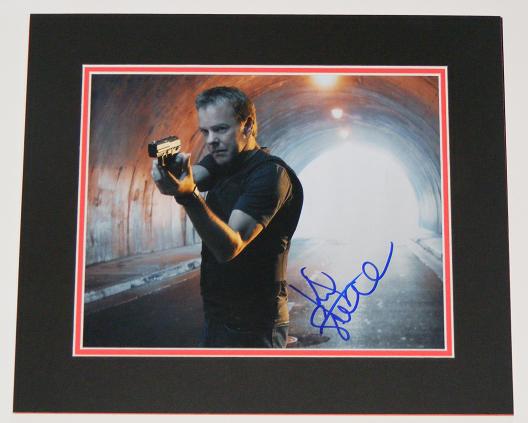 Kiefer Sutherland Signed Jack Bauer 24 Display 8x10