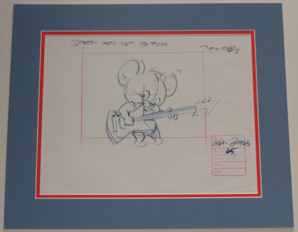 Tom & Jerry Production Art Drawing