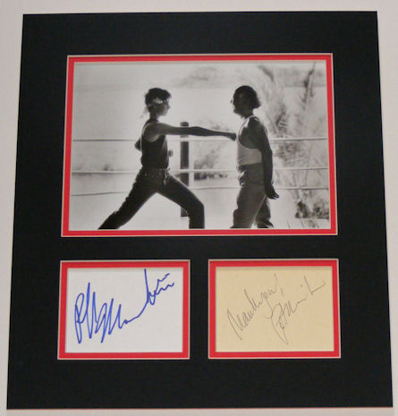 The Karate Kid - Signed Pat Morita & Ralph Macchio Display