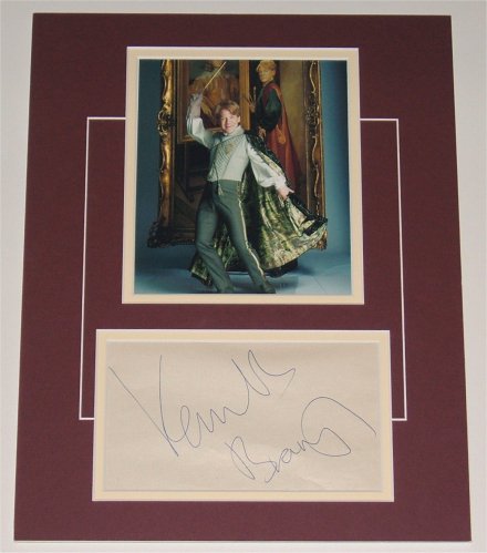Kenneth Branagh Signed Harry Potter Display