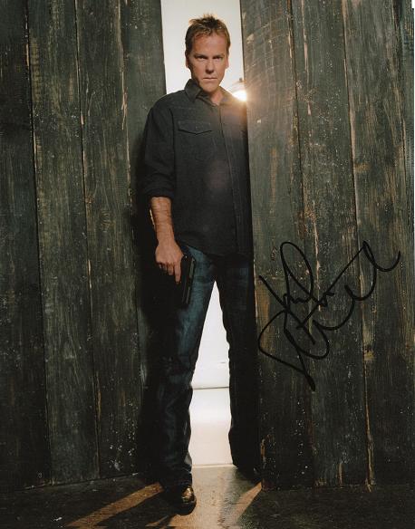 Kiefer Sutherland Signed Jack Bauer 24 4A 8x10