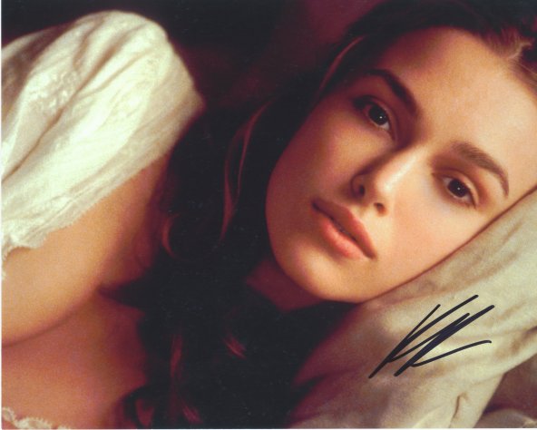 Keira Knightley Signed Pirates of the Caribbean 8x10