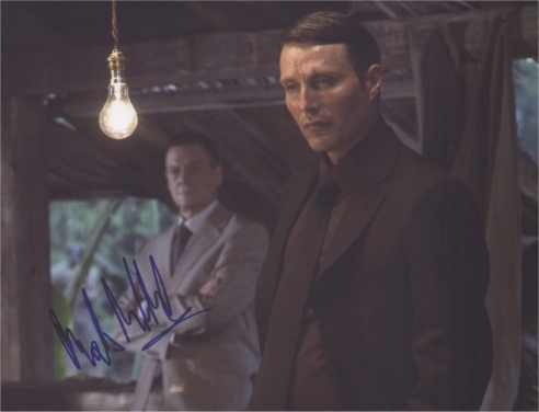 Mads Mikkelsen Signed Le Chiffre 007 8x10