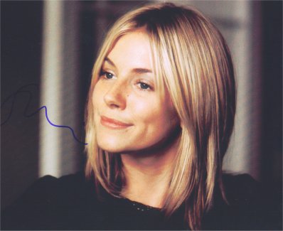 Sienna Miller Signed 8x10