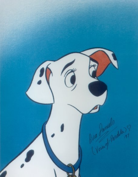 Lisa Daniels Signed Perdita 101 Dalmatians 8x10