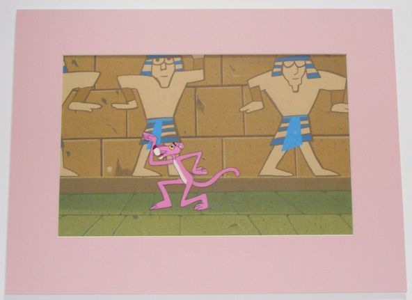 Pink Panther Production Cel - Egyptian