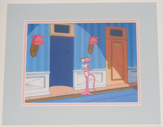 Pink Panther Production Cel - Romance