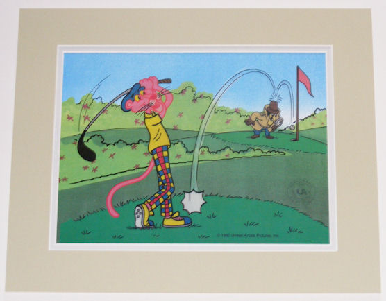 Pink Panther Limited Edition Golf Sericel