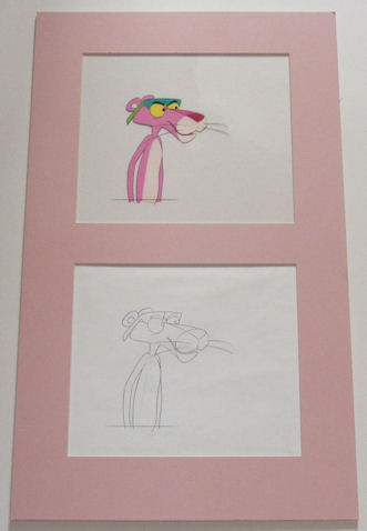 Pink Panther Production Cel & Drawing - 2A