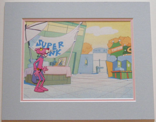 Pink Panther Production Cel - Super Pink