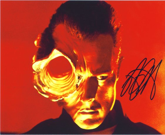 Robert Patrick Signed Terminator 2 8x10