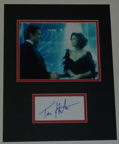 Teri Hatcher Signed Paris Carver Display