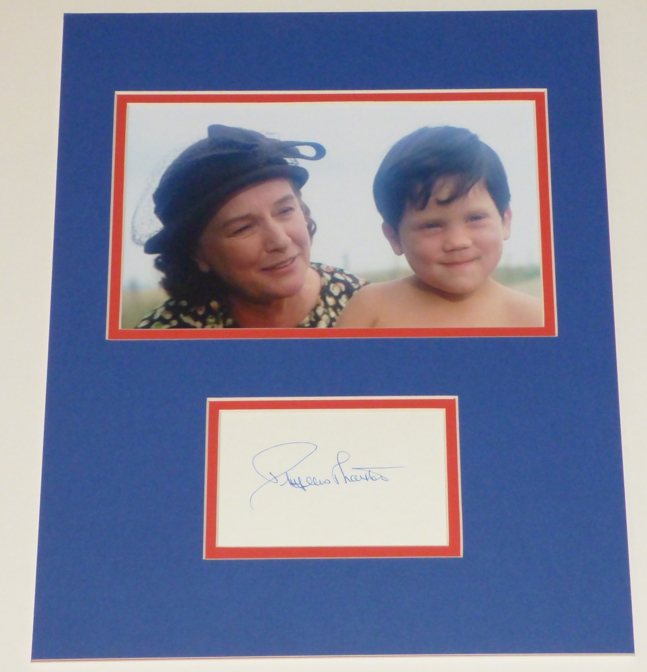 Phyllis Thaxter Signed Martha Kent Superman Display