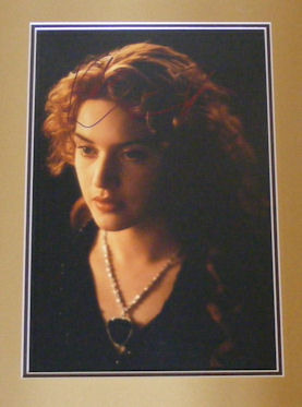 Kate Winslet Signed Titantic Display 2A