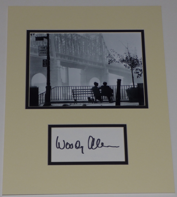Woody Allen Signed Manhattan Display